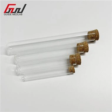 Δοκιμαστικός σωλήνας εργαστηρίου με καπάκι φελλού