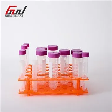 Πλαστική σχάρα δοκιμαστικών σωλήνων για σωλήνες 50ml